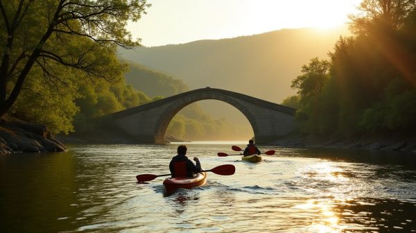 Location canoë kayak à vallon pont d’arc : vivez une descente de l’ardèche inoubliable