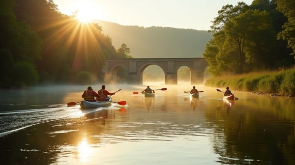 Location canoë kayak à vallon pont d’arc : vivez une descente de l’ardèche inoubliable